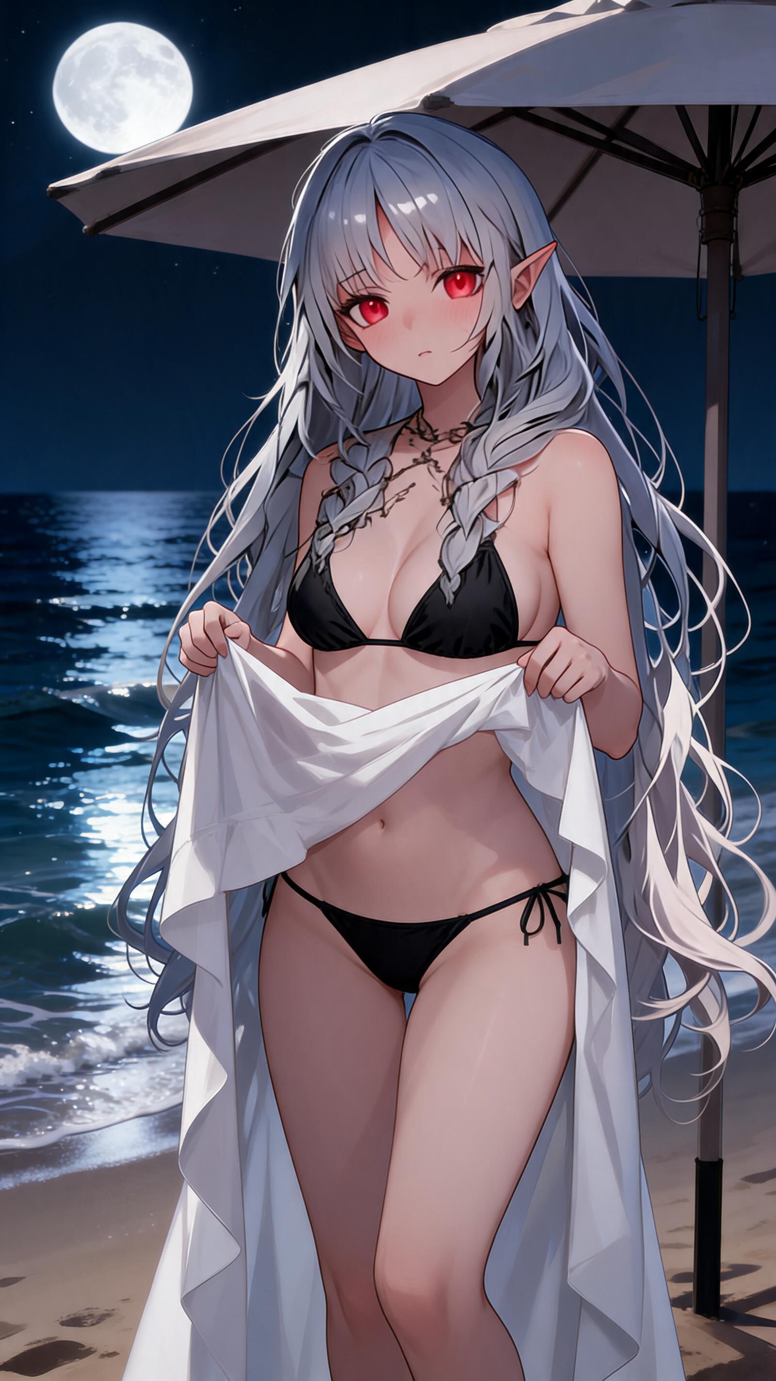 Moonlit Beach